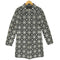 アニエスベー agnes b. PARIS フランス製 サンライズ期 シルバーサークルパターンコート レディース EUR:38