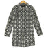 アニエスベー agnes b. PARIS フランス製 サンライズ期 シルバーサークルパターンコート レディース EUR:38