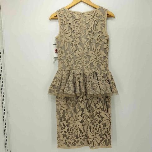 タダシショウジ TADASHI SHOJI エンブロイダリー ノースリーブ フリル ワンピース パーティドレス オケージョン レディース 4