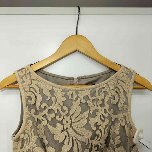 タダシショウジ TADASHI SHOJI エンブロイダリー ノースリーブ フリル ワンピース パーティドレス オケージョン レディース 4