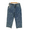 エヴィス EVISU オールオーバーウォッシュドプリント リラックスフィット ジーンズ メンズ L 175/80A