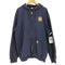 カーハート Carhartt コットンポリ 企業ロゴ ジップアップパーカー メンズ import:L