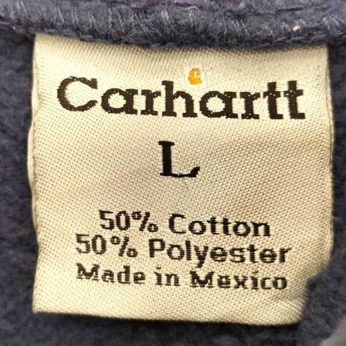 カーハート Carhartt コットンポリ 企業ロゴ ジップアップパーカー メンズ import:L