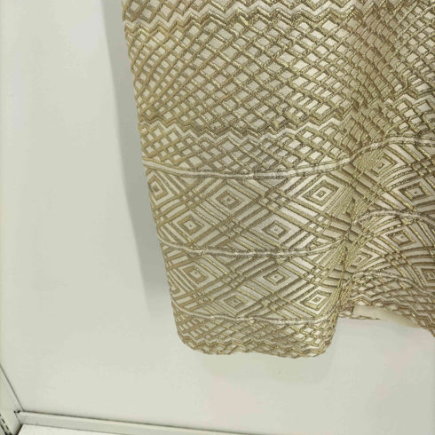 マックスマーラ MAX MARA MADE IN ITALY ベルト付き ラメデザイン ノースリーブワンピース レディース JPN:44