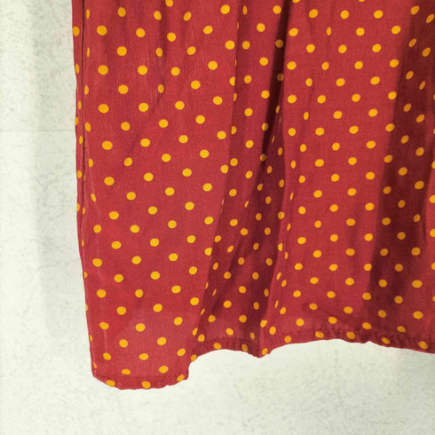 ESPRIT COLLECTION ドット柄比翼レーヨンシャツ レディース M