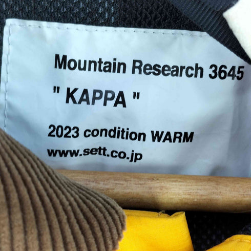 マウンテンリサーチ MOUNTAIN RESEARCH 2023 CONDITION WARM KAPPA リップストップ マウンテンパーカー メンズ JPN:M