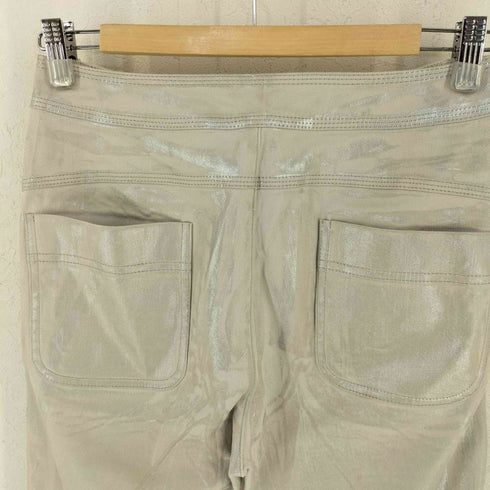 TRUNK HIROKO KOSHINO シルバー ペンキ加工 スキニーパンツ レディース 38