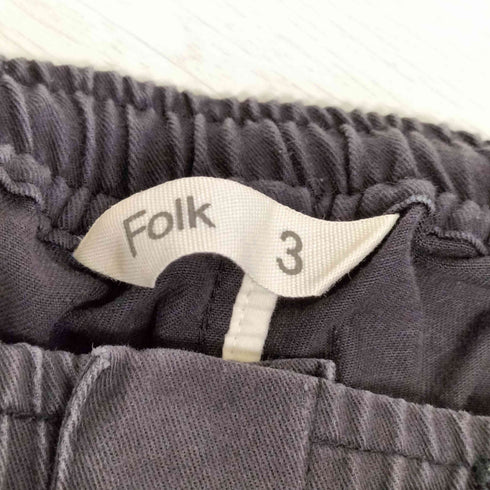 フォーク Folk コットン イージーパンツ メンズ JPN:3
