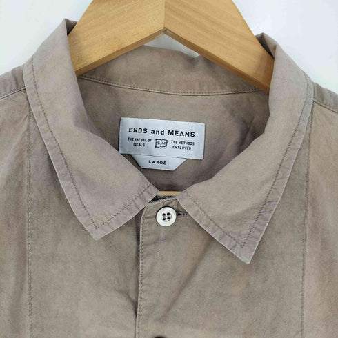 エンズアンドミーンズ ENDS and MEANS Corfu shirts メンズ JPN:L