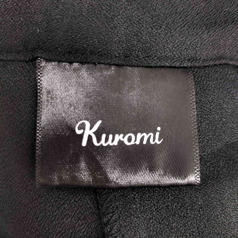 Kuromi キャラクター刺繍 襟フリル加工 着物ジャケット レディース