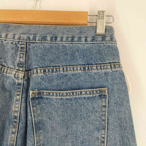 ストレートデニムパンツ レディース