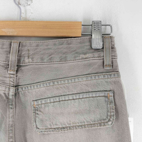 ザラ ZARA ウォッシュ加工ワイドデニムパンツ レディース JPN:34