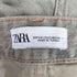 ザラ ZARA ウォッシュ加工ワイドデニムパンツ レディース JPN:34