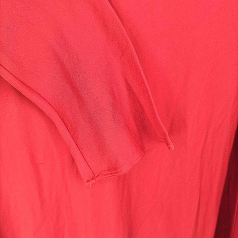ザラ ZARA バックレースアップ サテンワンピース レディース import:M