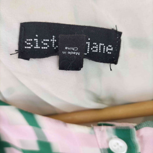 シスタージェーン SISTER JANE チェック柄 フリルワンピース レディース S