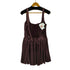 ザラ ZARA ベロア ベアトップワンピース レディース import:M