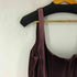 ザラ ZARA ベロア ベアトップワンピース レディース import:M
