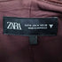 ザラ ZARA ベロア ベアトップワンピース レディース import:M