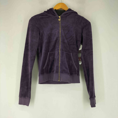 JUICY COUTURE ベロアクロップドパーカー フレアパンツ セットアップ レディース S