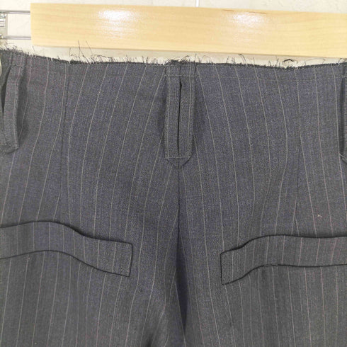 メゾンスペシャル MAISON SPECIAL スリットベルテッドストレートパンツ スラックス レディース 36