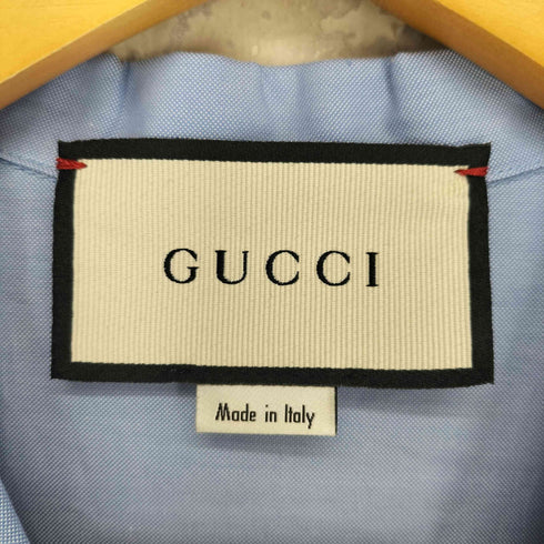 グッチ GUCCI Script Logo Oversized Bowling Shirt スクリプトオーバーサイズシャツ メンズ 42