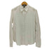 ローレンラルフローレン LAUREN RALPH LAUREN リネン 100 パール ボタン レギュラーカラー L/S シャツ レディース import:L