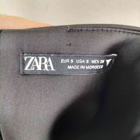 ザラ ZARA スリット サテン キャミ ワンピース レディース S