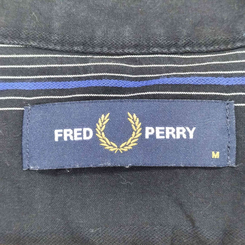 フレッドペリー FRED PERRY マルチストライプ柄 半袖シャツ メンズ import:M