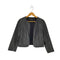 Rozenfur lamb leather ラムレザーノーカラーボレロジャケット レディース 38