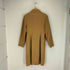 PHORMS MILANO MADE IN ITALY real leather リアルレザー比翼ステンカラーコート レディース 42