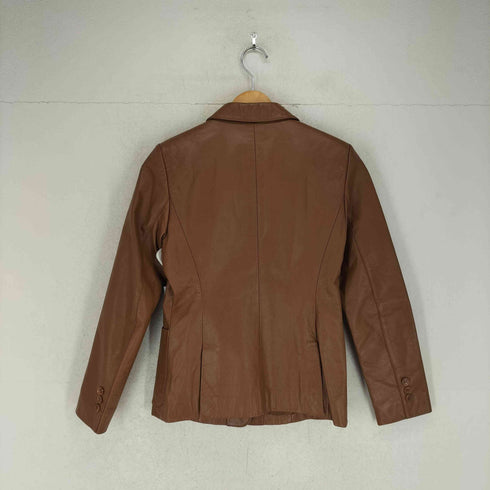 レッセパッセ LAISSE PASSE cow leather カウレザー3Bテーラードジャケット レディース S