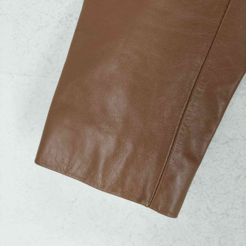 レッセパッセ LAISSE PASSE cow leather カウレザー3Bテーラードジャケット レディース S