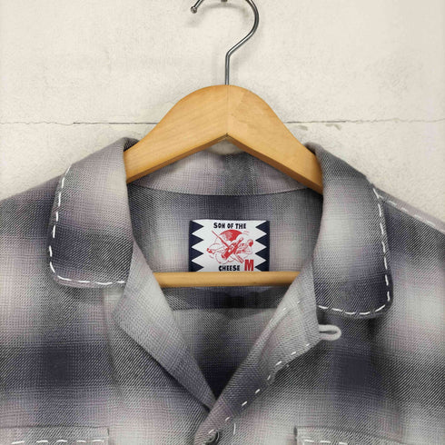 サノバチーズ SON OF THE CHEESE Stitch Ombre Shirt メンズ M