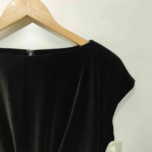 ビューティーアンドユースユナイテッドアローズ BEAUTY & YOUTH UNITED ARROWS ベルベットリボンタイ フレンチスリーブドレス レディース JPN:S