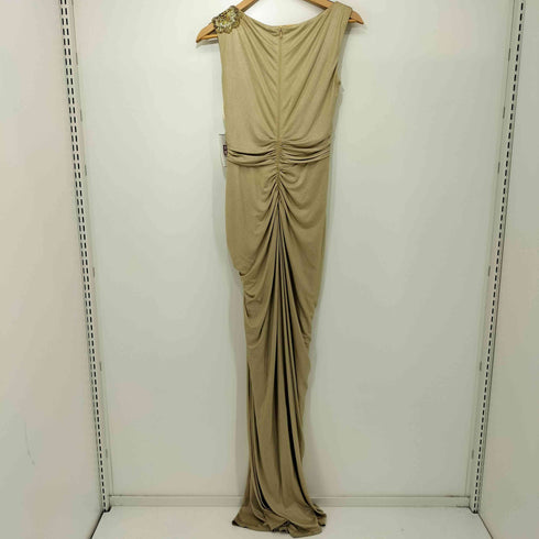タダシショウジ TADASHI SHOJI ビジュー ドレープデザイン ノースリーブワンピース レディース JPN:S