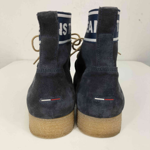 トミージーンズ tommy jeans CREPE OUTSOLE SUEDE WALLABY ロゴテープ メンズ JPN:27.5