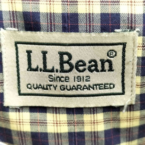 エルエルビーン L.L.Bean ボタンダウン チェックシャツ メンズ import:XL