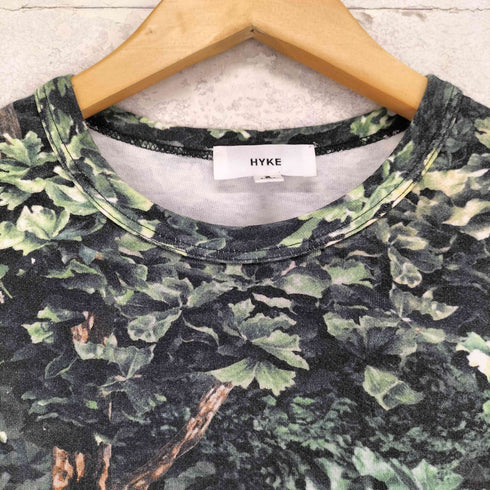 ハイク HYKE リアルツリーカモ Tシャツ レディース JPN:2