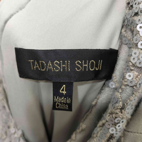 タダシショウジ TADASHI SHOJI スパンコール レースワンピース レディース JPN:4