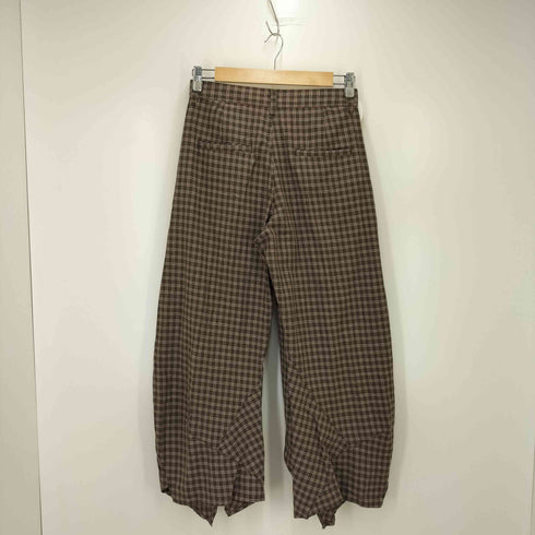 クヌースマーフ Knuth Marf スリット ディフォームド パンツ slit deformed pants レディース XS