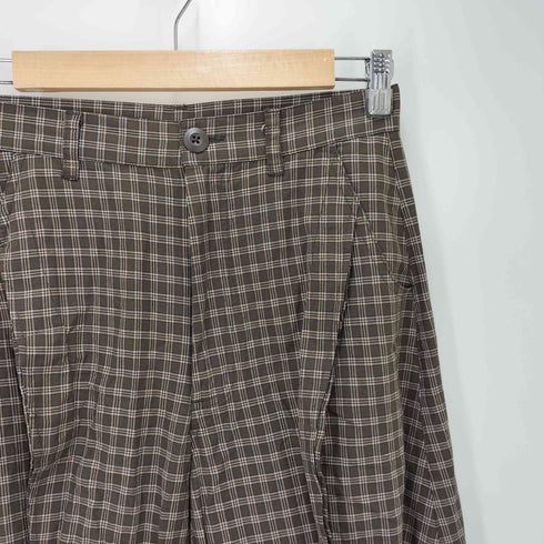 クヌースマーフ Knuth Marf スリット ディフォームド パンツ slit deformed pants レディース XS