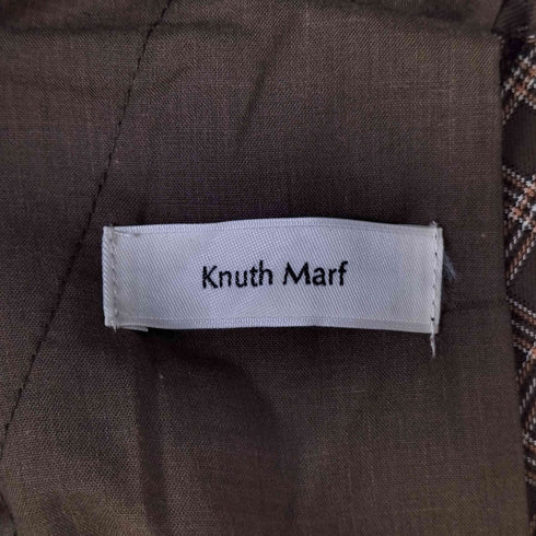 クヌースマーフ Knuth Marf スリット ディフォームド パンツ slit deformed pants レディース XS