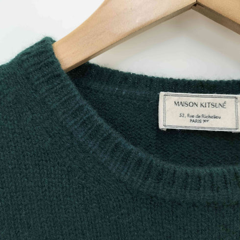 メゾンキツネ MAISON KITSUNE BIG FOX クルーネック ニットセーター レディース S
