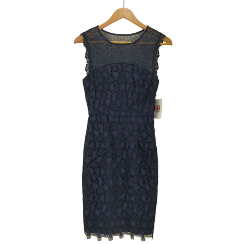 REISS 総レースノースリーブワンピース レディース
