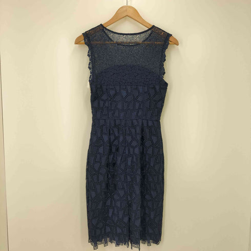 REISS 総レースノースリーブワンピース レディース