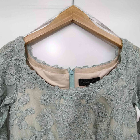 タダシショウジ TADASHI SHOJI 花柄総レースマキシワンピース ドレス レディース 8