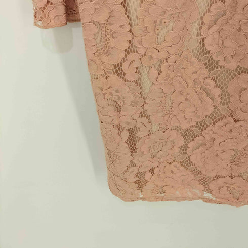 タダシショウジ TADASHI SHOJI ベルスリーブ L/S レースワンピース レディース JPN:4