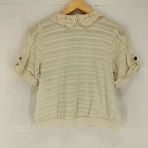 Bon bon marche Y2K フェアリーグランジ ジップアップレースジャケット レディース