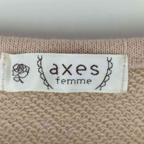 アクシーズファム axes femme フリル 半袖フレアワンピース レディース JPN:M