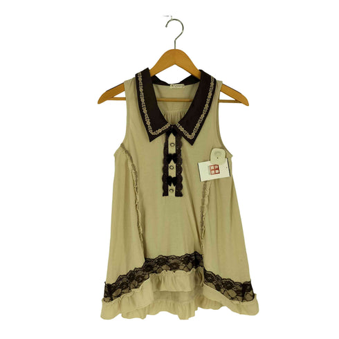 アクシーズファム axes femme フリル ノースリーブフレアワンピース レディース JPN:M